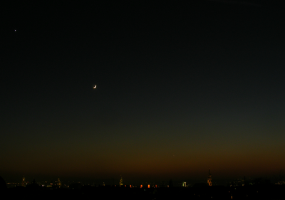 Venus, Mond und Jupiter 2
Venus, Mond und Jupiter 2